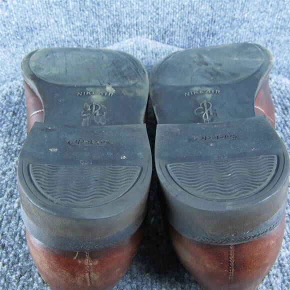 Cole Haan Men Loafer Shoes Size 9 Medium Brown Leather Slip On - Picture 9 of 10